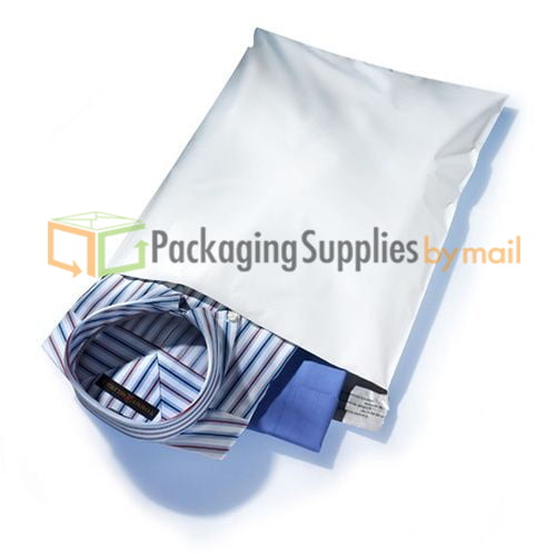 50 8x8 Square White Poly Mailers Shipping Envelopes Self Sealing Bags 2.35 MIL